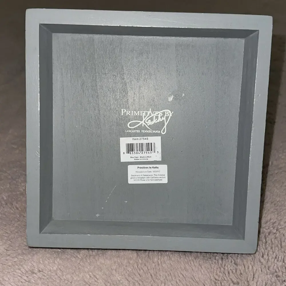 Primitives By Kathy Box Sign, We Made a Wish and You Came True, 8